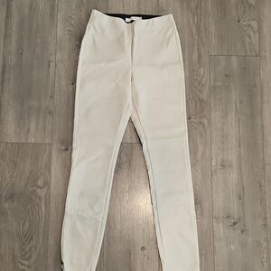 Costes Faux Leather Cream Leggings Sz XS